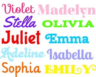 Name Decal | Personalized Name Decal | Any Word Decal | Customized Decal | Name Vinyl Decal | Yeti Name Decal | Children's Name