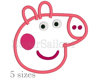 Peppa Pig applique design