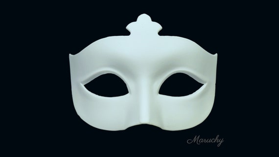 Blank White Mask DIY Mask Venetian MaskBlank White by Maruchys