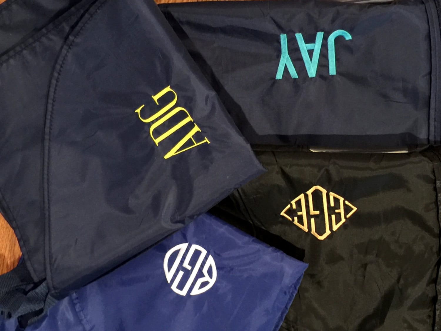 Personalized Men's Garment Bag Monogrammed Hanging Bag