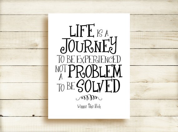 Winnie The Pooh Quote Life Is A Journey To Be Experienced 2751