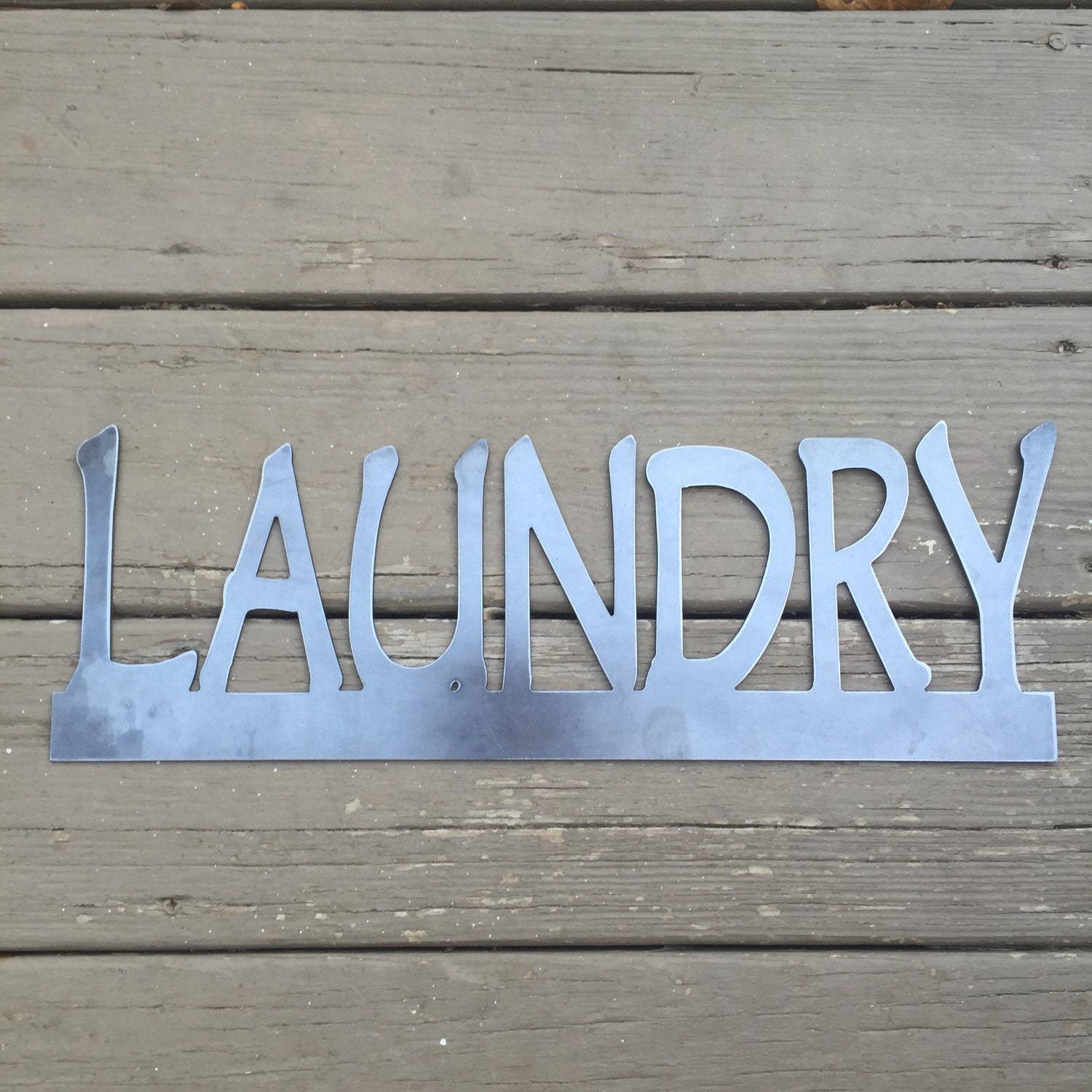 Custom metal sign Laundry Room Metal Wall Decor Metal Custom