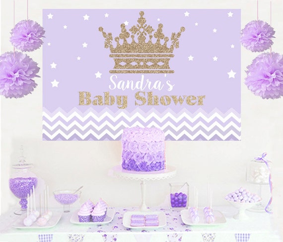 Royal Princess Baby Shower Cake Backdrop Photo Backdrop