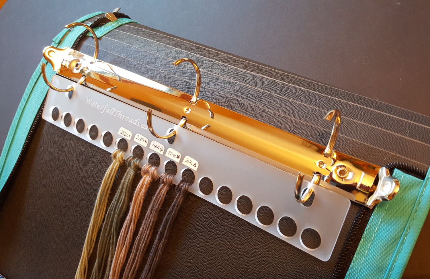 3Ring Binder Thread Organizer for DMC Floss Threads and