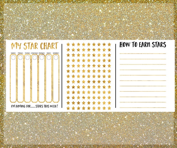 free printable star chart for kids