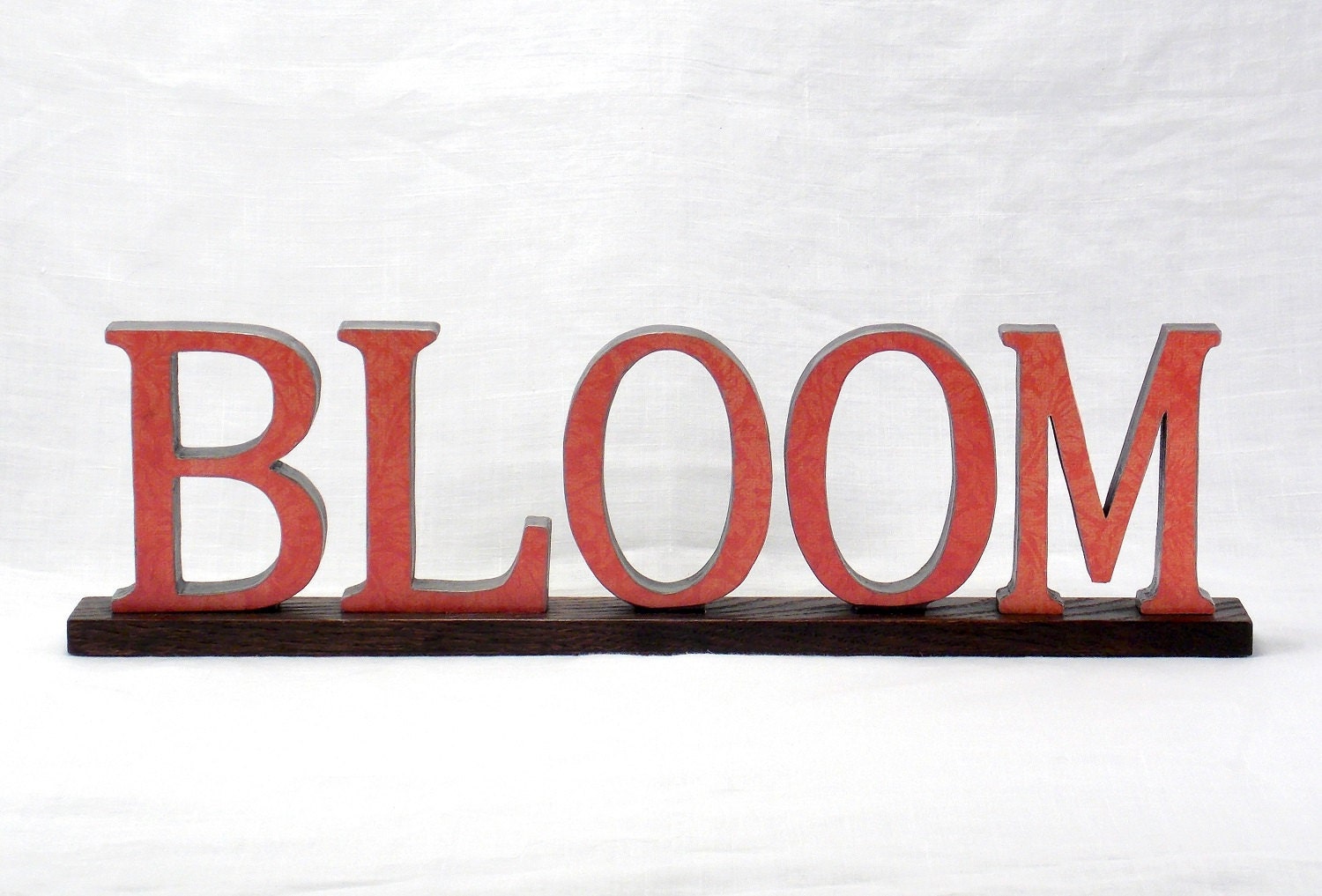 Bloom Sign Wooden Word Sign Gardeners T Wood Words