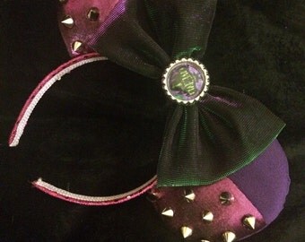 Descendants Mal inspired mouse ears