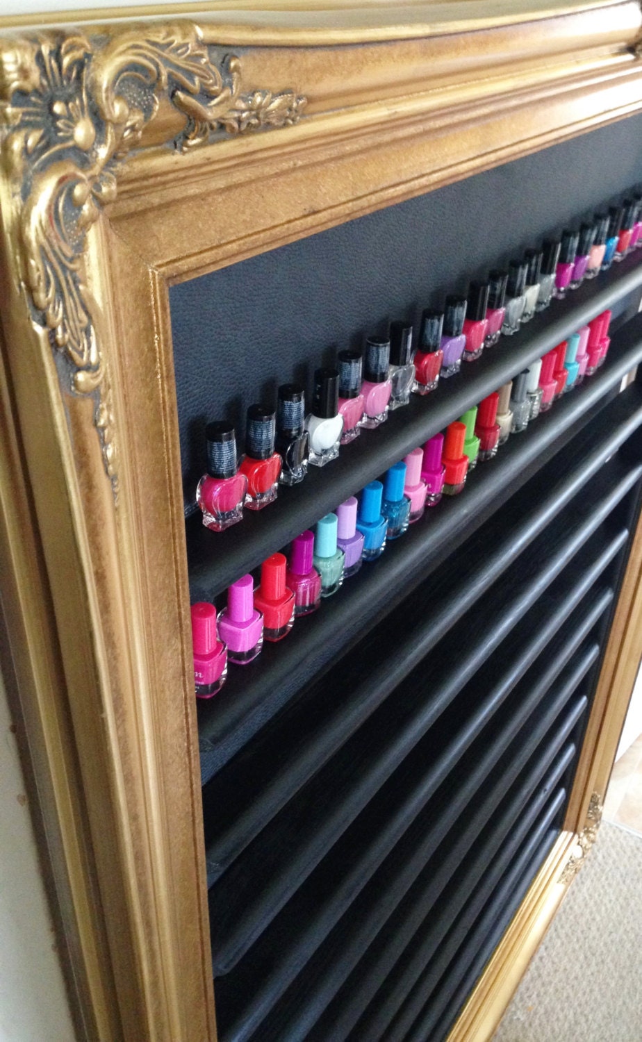 Nail Polish rack gold Baroque Display Frame Rack large unique