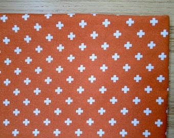 Custom Fitted Crib Sheet OR Pack N Play Portable Crib Sheet OR Changing Pad Cover Orange White Cotton