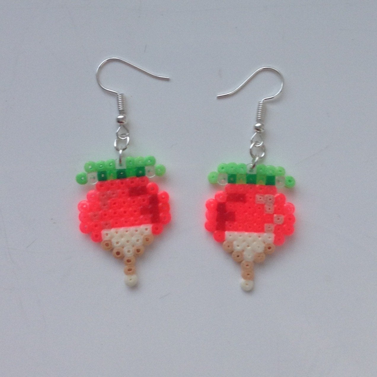 Luna Lovegood Radish Perler Bead Earrings Harry Potter