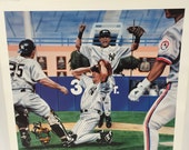 New York yankees Dave Cone perfect game baseball poster nm