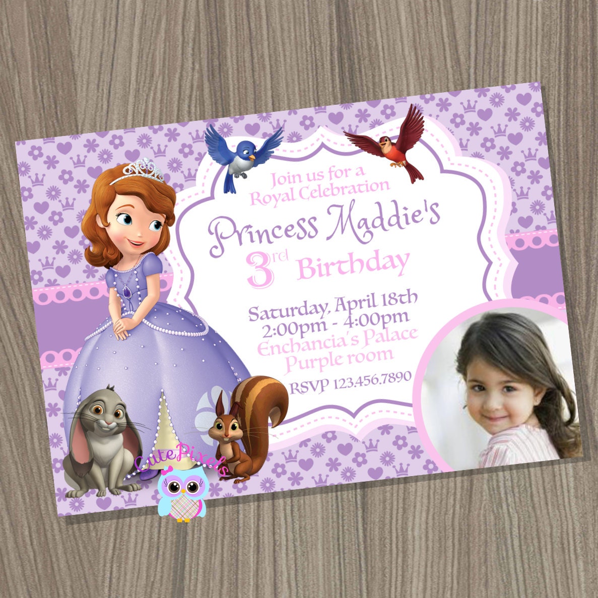 Princess Sofia Invitations 5