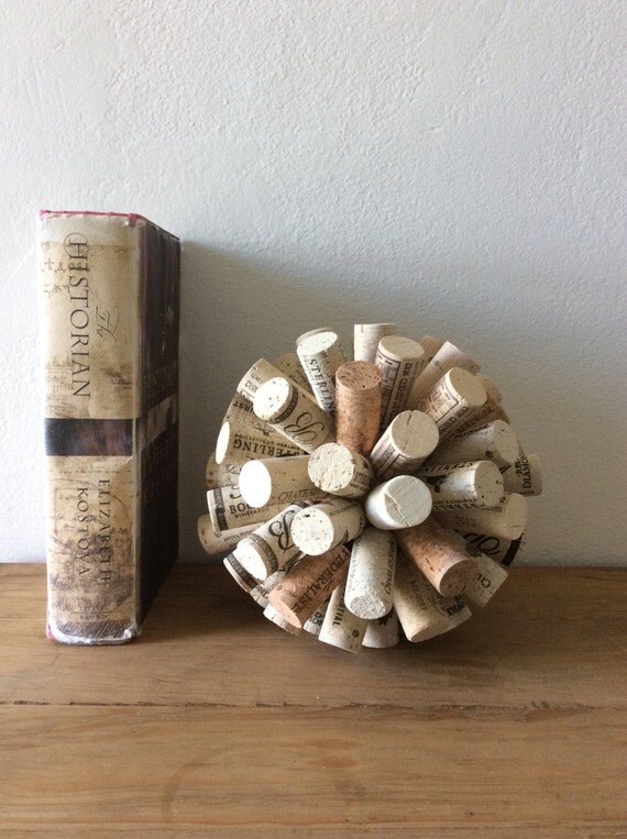 Items similar to Wine Cork Decorative Ball Globe Home Decor on Etsy
