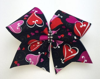 Lovely Hearts Cheer Bow