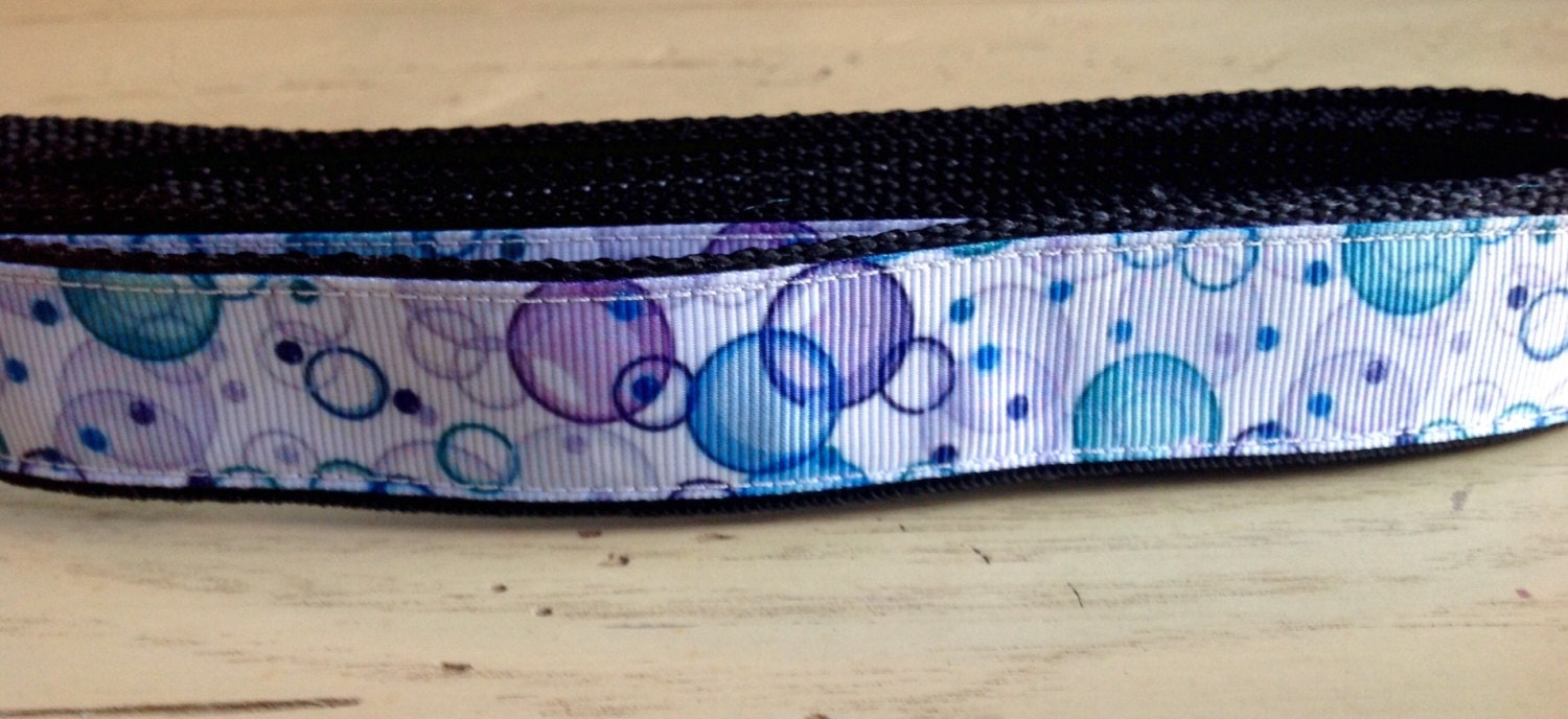 1 Inch Wide Custom Made Adjustable Bubbles by BarksBowsAndCollars