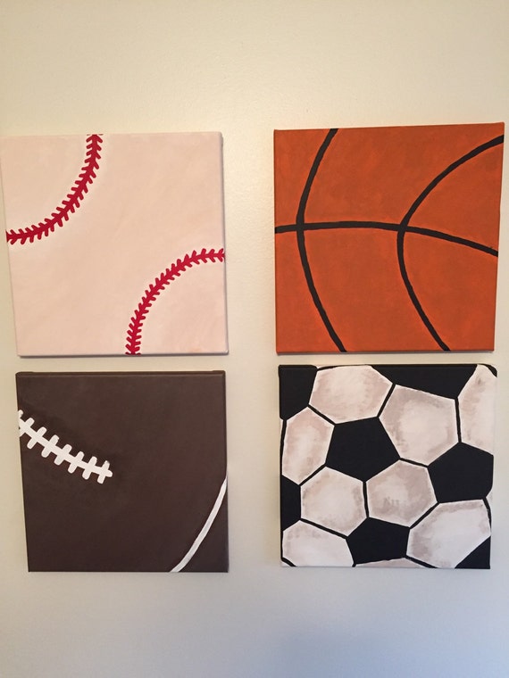 4 piece sports canvas