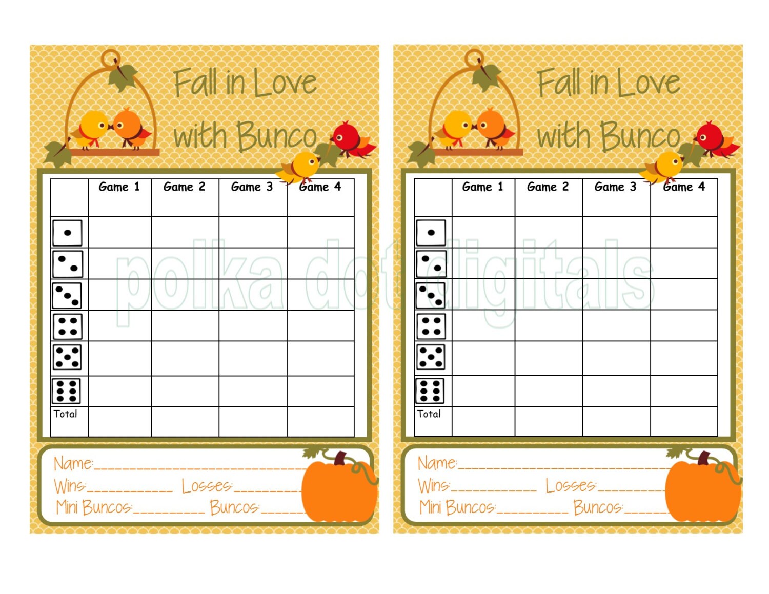 Free Bunco Printable Score Sheets Printable Calendar