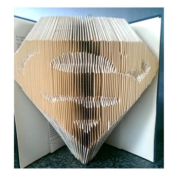 Book Folding Pattern Superman Bookami 569 Pages/285 Book Folding Pattern Superman Bookami 569 Pages/285