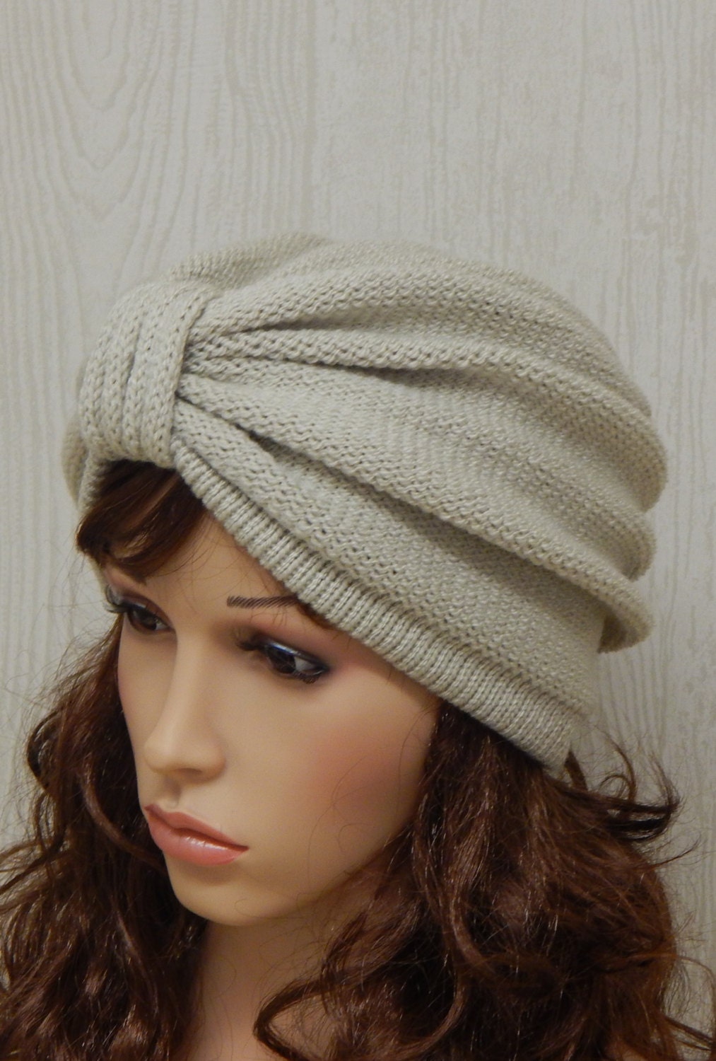 Knitted Turban Hat Knit Hat for Women Handmade Knitted
