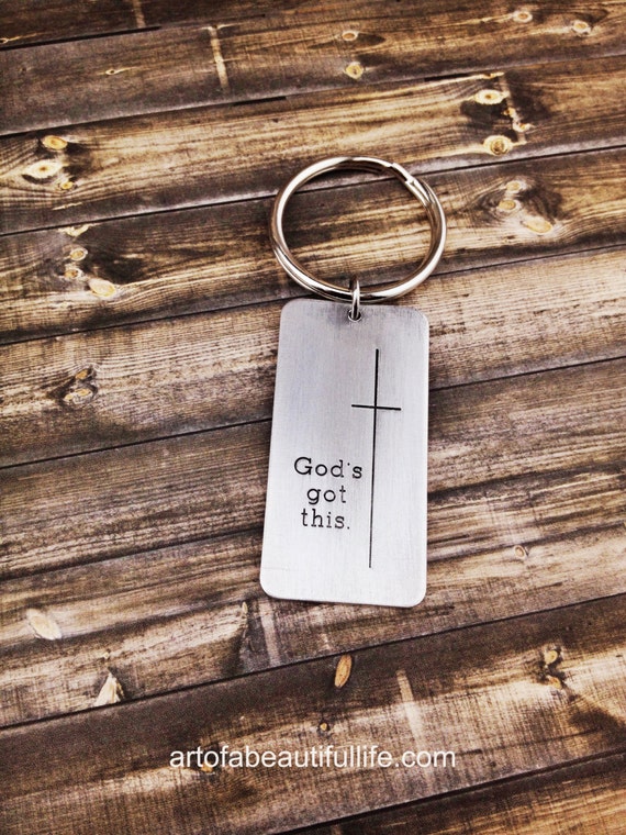 God's Got This Christian Keychain Christian by SimplyTopaz on Etsy