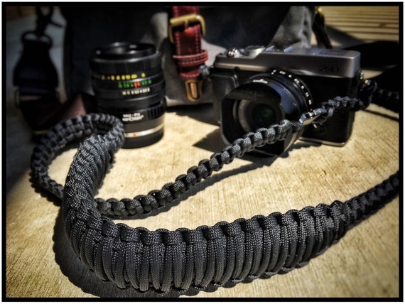 Paracord Camera Strap. Elemental style. Choose your color