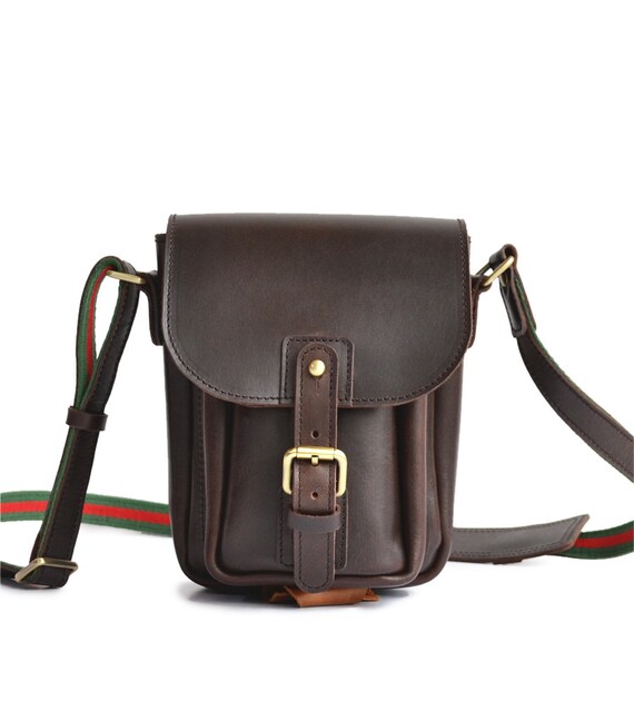 NEW EDC Bag Mens Leather Bag Womens Leather Bag by SolidLeatherCo