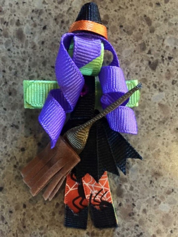 Items similar to Halloween Witch Hair Clip on Etsy