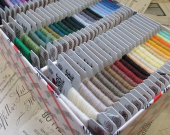 Sajou Laine St Pierre Embroidery & Darning Thread- Full Set of 96 Colours