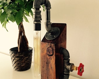 Industrial/Modern/Rustic Table Lamp - Desk Lamp - Light