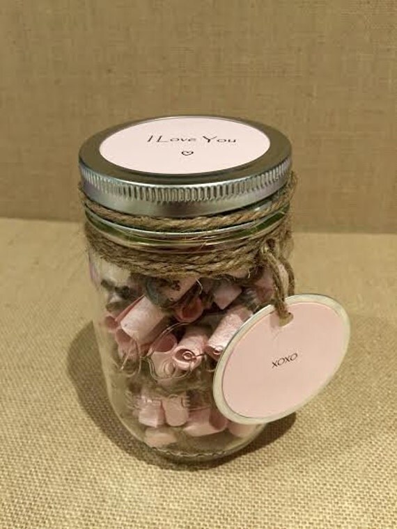 Message Filled Mason Jar