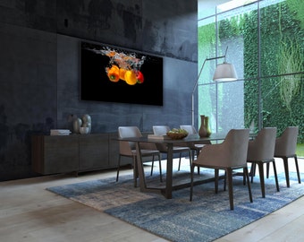 Canvas "Mixed Peppers Splash"