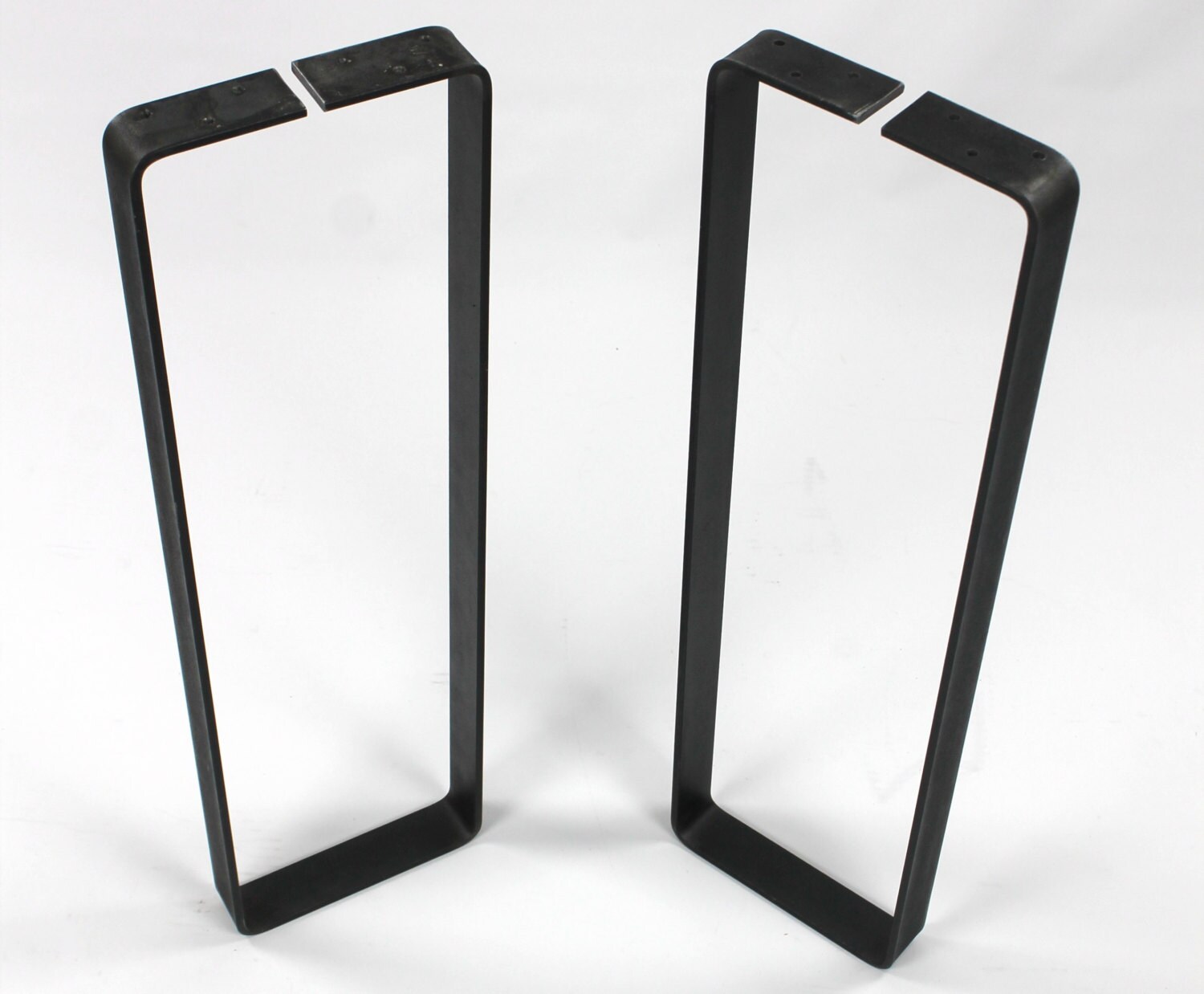 Set of 2 Sofa Table Legs Steel Legs DIY Furniture Flat