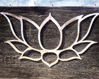 Lotus Flower Metal Wall Art