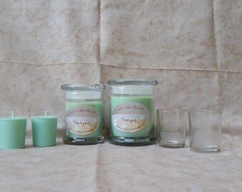 Serenity Zen Etched Glass Votive Holder