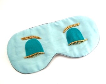 Breakfast at Tiffany's Audrey Hepburn sleep Eye mask ,Holly Golightly sleep eye mask ,Blue Sleep mask