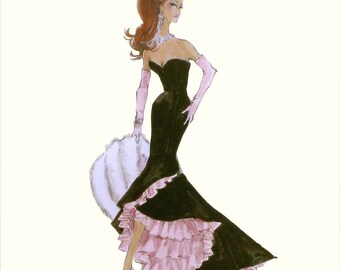 Barbie Print, Vintage Barbie Prints, Barbie Limited Siren, Limited Edition Print by Robert Best, barbie prints, childrens prints