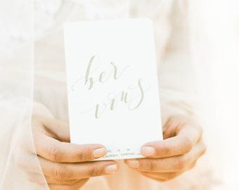 His and Her Leather moleskine wedding vow book-set of 2