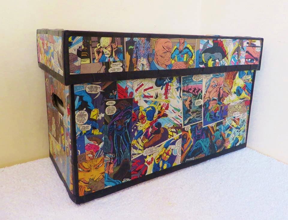 Custom Comic Book Storage Box by KnowhereDesign on Etsy