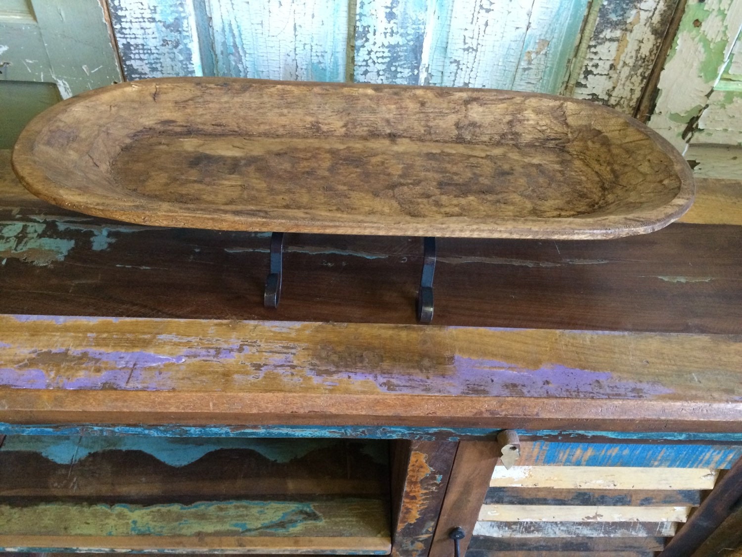 27 Dough Bowl with One Stand by McCainsFurniture on Etsy