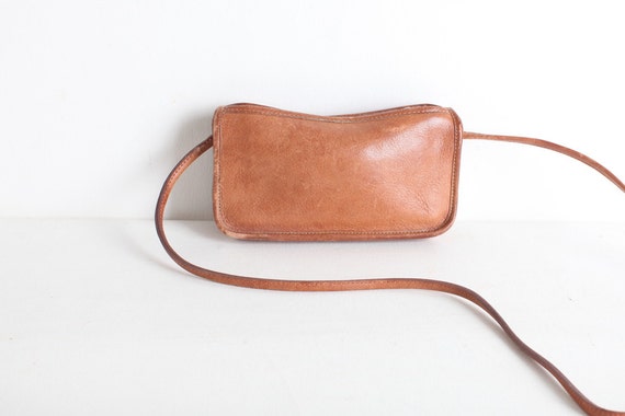 Vintage COACH Brown Leather Crossbody Purse