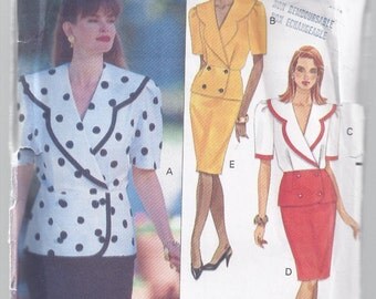 Misses' Top & Skirt Pattern - 1990s