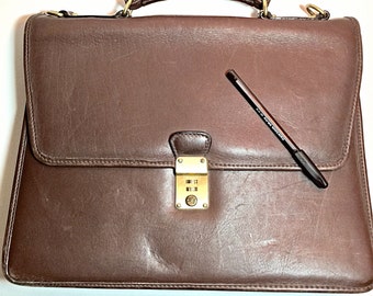 joseph daniel leather briefcase