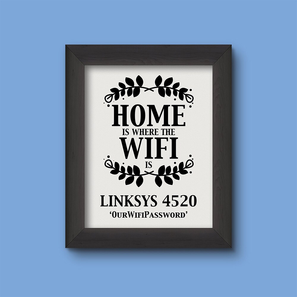 Wifi Password Printable Wifi Password Sign WiFi Password Wifi Password Printable Wifi Password Sign WiFi Password