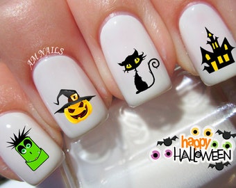 42 Halloween Nail Decals