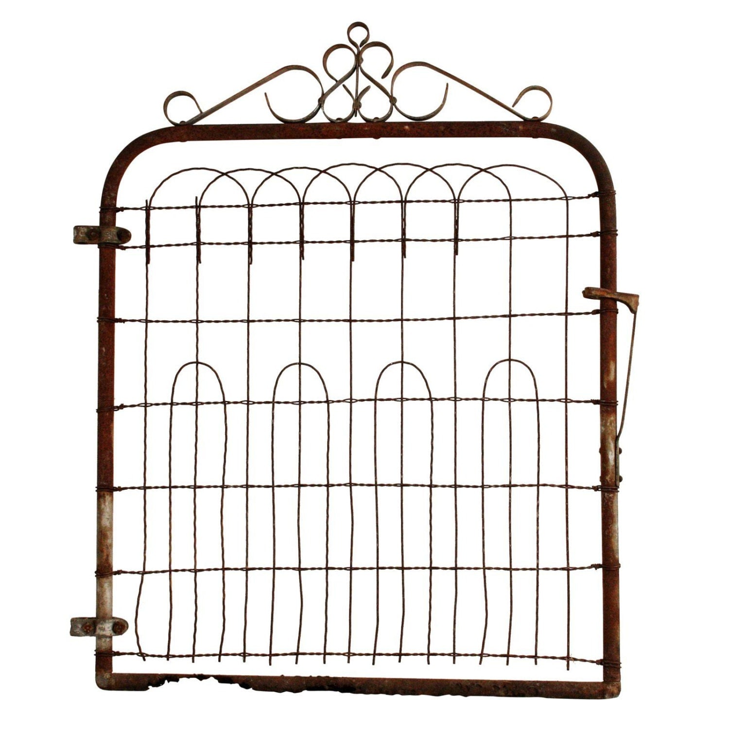 Vintage METAL GATE Fence antique garden by SaveAmericanHistory