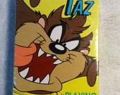 Vintage New Taz Playing Cards The Tasmanian Devil Looney Tunes Cartoons NIP