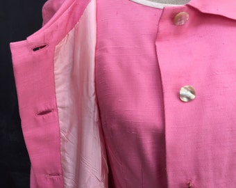 Sassy Vintage Pink Dress and Jacket Set