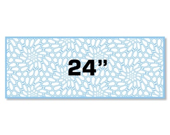 24" by 9" 8951 Disruptive Shapes Series PRE-WEEDED Vinyl Paint Stencils for Rifles, Shotguns, Handguns, Optics & Small Equipment