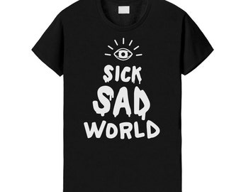 Sick Sad World / Daria T-shirt / Tumblr Inspired