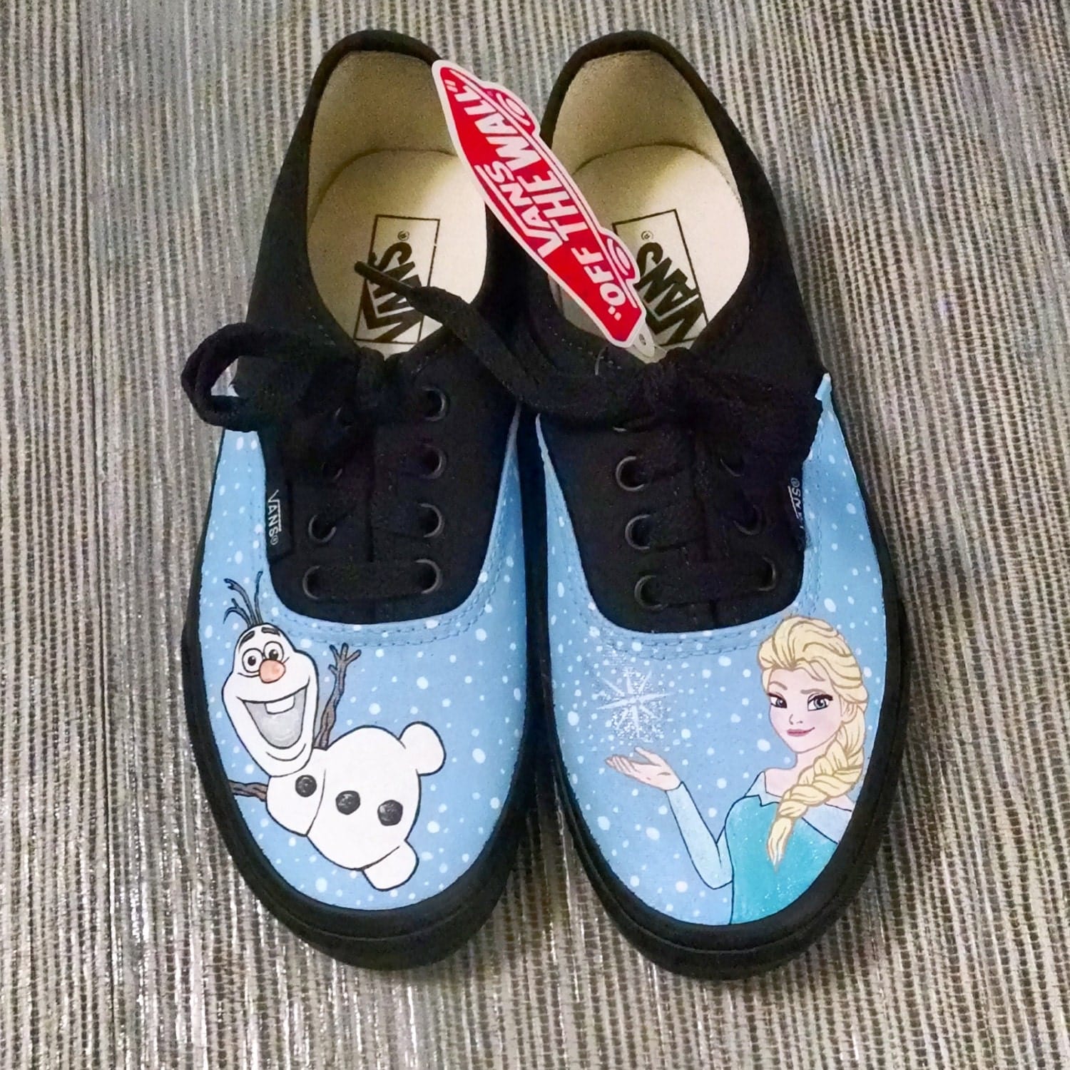 Frozen Custom Kids Vans by OCSneakerKing on Etsy